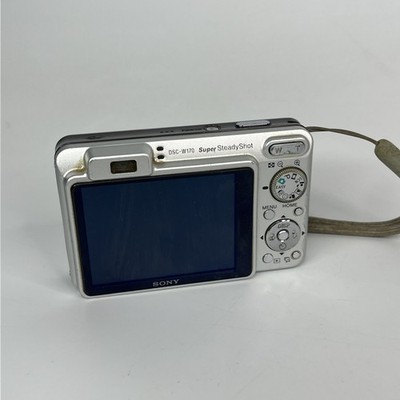Sony Cybershot DSC-W170 10.1 MP Digital Camera Silver - AS IS READ