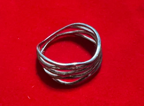 Vintage 925 Sterling Silver Band Ring Size 6 1/4 - 2.4 Grams