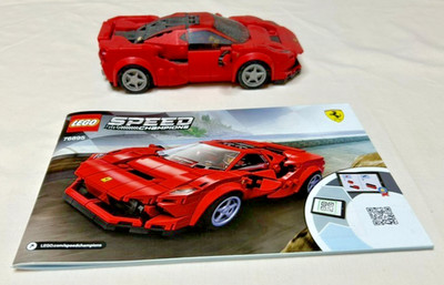 LEGO SPEED CHAMPIONS 76895 Ferrari F8 Tributo  ~ 100% Complete w/ Instructions