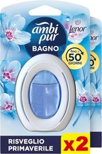 Ambi Pur Bagno Profumatore Per Ambienti 2 Pz Fragranza Lenor Risveglio Primaveri