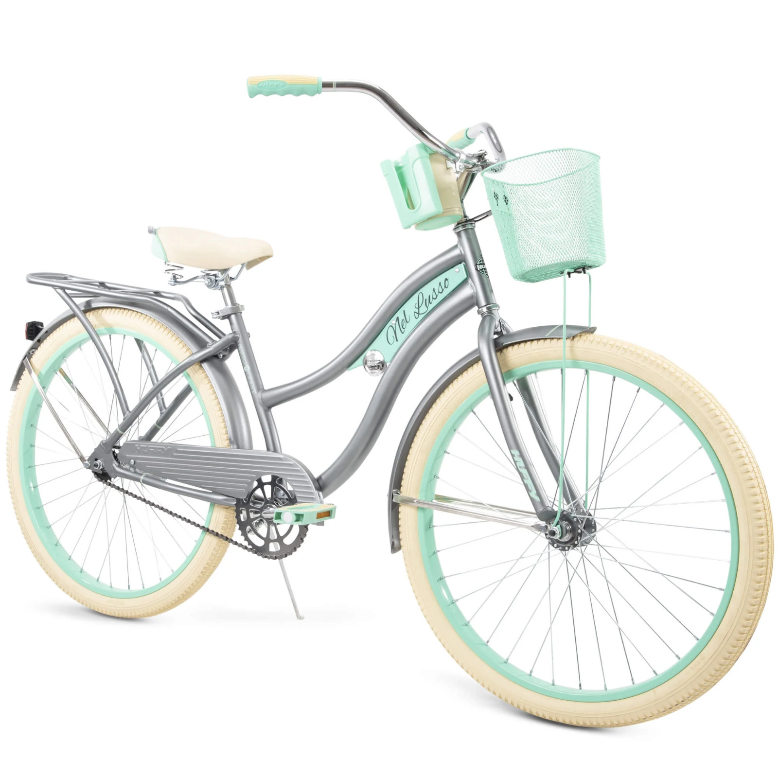 26" Huffy Nel Lusso Classic Cruiser Bike with Perfect Fit Fr