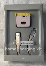 Heyday Home Charging Kit, 20W power delivery, compatible with iphone cable, 6ft