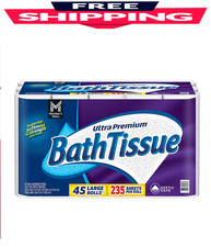 Member's Mark Ultra Premium 2-Ply Toilet Paper 45 rolls, 235 sheets/roll