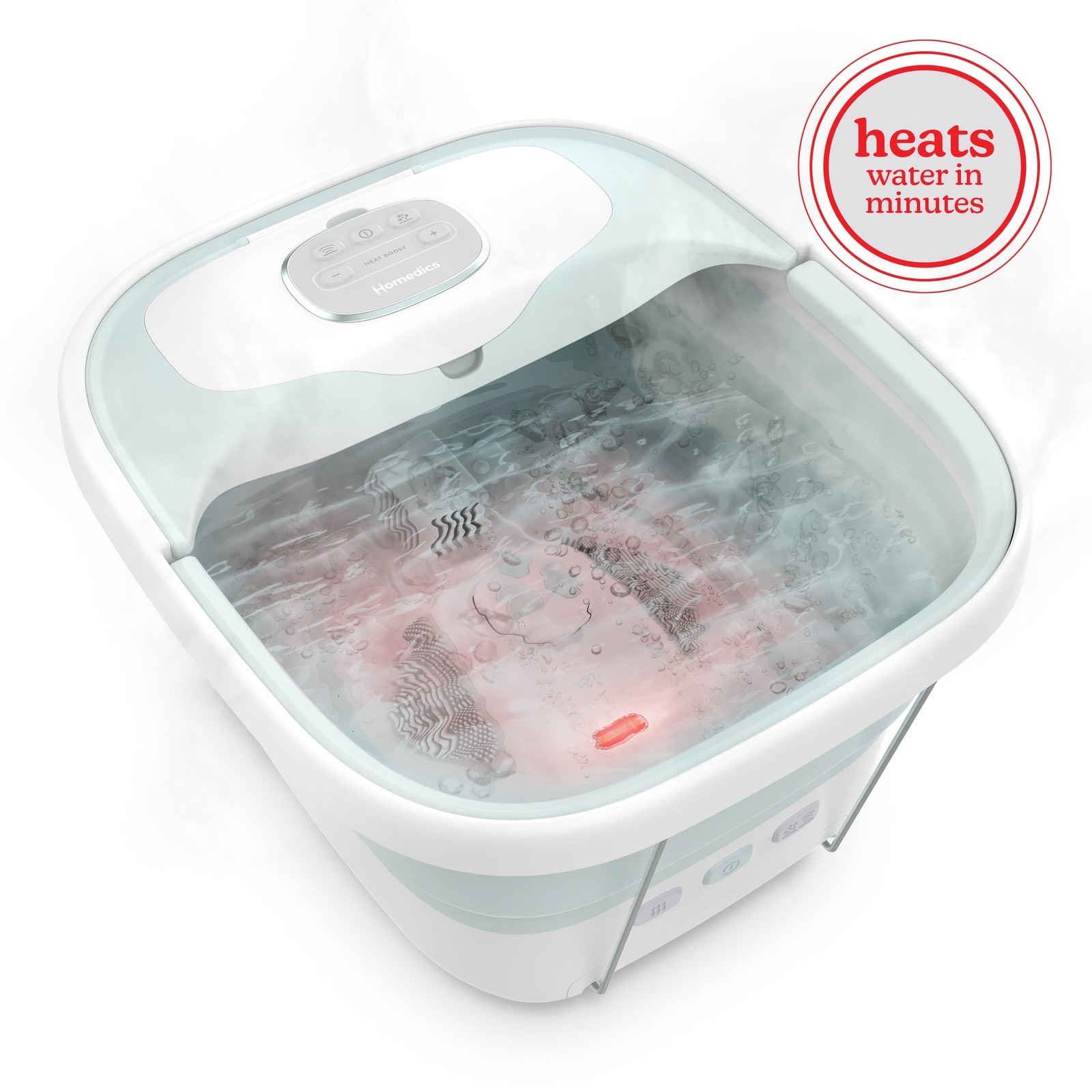 Homedics Elite Bubble Bliss Foot Spa Bath with Rapid Heat Bo