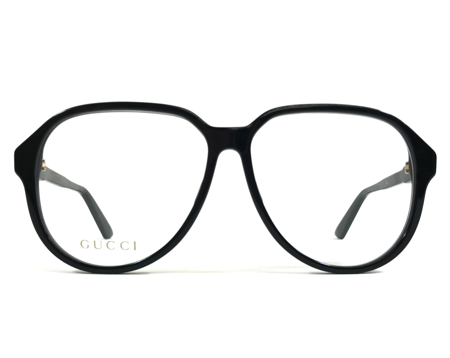 Frames Gg1036o 001 Shiny Black Aviator Full Rim 58-13-145