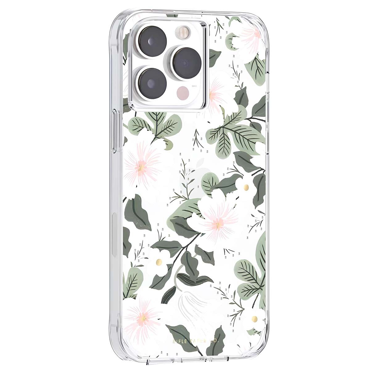 Coque iPhone 14 Pro Max antichoc Willow fleurie en silicone transparent - 3