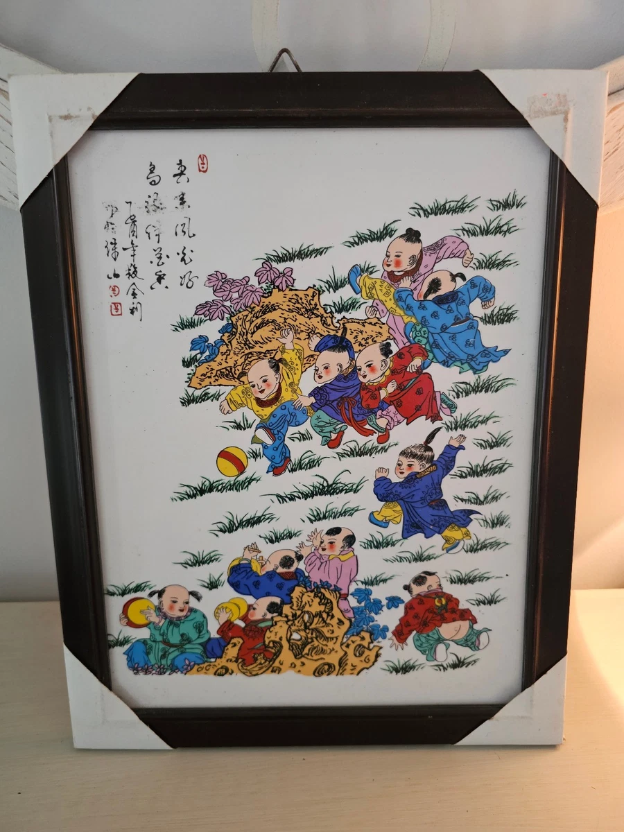陶瓷古董原创中国风绘画和卷轴| eBay