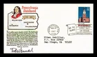 US COVER PENNSYLVANIA STATEHOOD BICENTENNIAL FDC TORKEL GUNDEL HAND COLORED