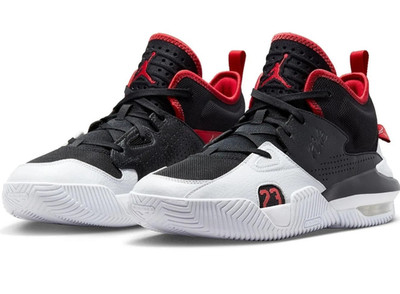 Mens Nike Air Jordan Stay Loyal 2 / Black-White-Gym Red / NIB #DQ8401-061
