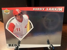 1993 Upper Deck Diamond Gallery #22 BARRY LARKIN Cincinnati Reds HOF FREE SHIP