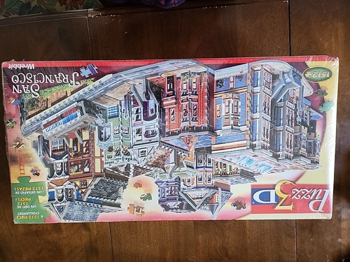 WREBBIT Puzz 3D San Francisco puzzle, 1512 pcs, open box