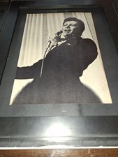 Charles Aznavour Rare Original Promo Ad Framed!
