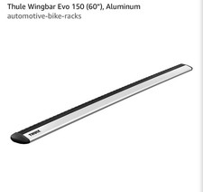 Thule Wingbar Evo 150 711500 60 Roof Rack Cross Bars Silver 2 Pack Complete Thule Wingbar Evo 150 711500 60 Roof Rack Cross Bars Silver 2 Pack Complete