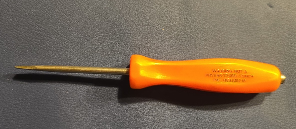 Snap-on Tools SDD224 Mini Flat Magnetic Pocket Screwdriver Orange