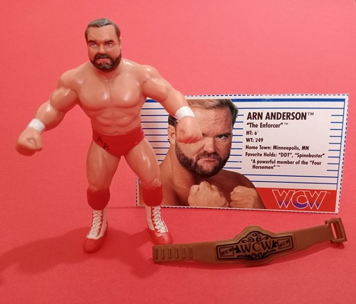 WCW Galoob  Arn Anderson  Wrestling Figure  WWF  W...