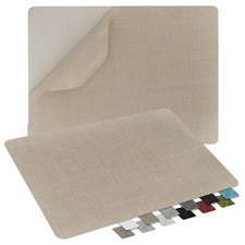 2Pcs Self-Adhesive Linen Fabric Patches, Quick Repair for Sofas, Tents, Car S...