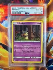Pokemon Mimikyu Cosmic Eclipse #96 Graded PSA 10 on eBay