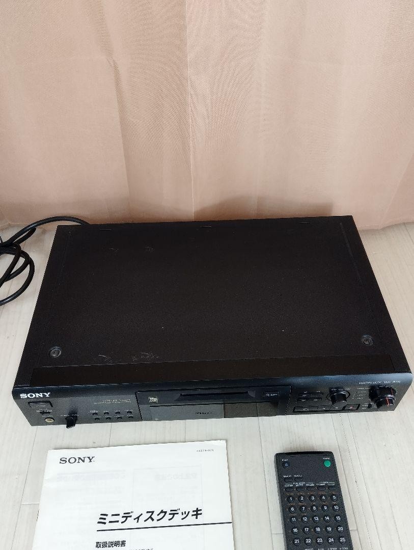 MDデッキ SONY MDS-JE700 Sony MDS-JE700 MD Deck Japan Used Confirmed Works Record