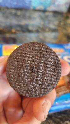 Oreo factory defect, toffee crunch, ONE SIDE FLIPPED, very rare