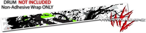 Envoltura para Roland vDrum Shell PD140 Baja 0018 verde lima - Imagen 4 de 4