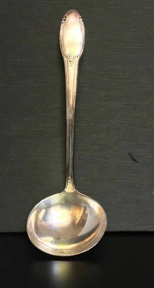 Antique 925 Sterling Silver Sauce Ladle