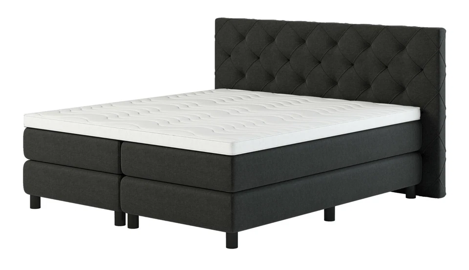 Boxspringbett Stockholm 7-Zonen Taschenfederkern Matratzen 180x200 H3 - Bild 2 von 4