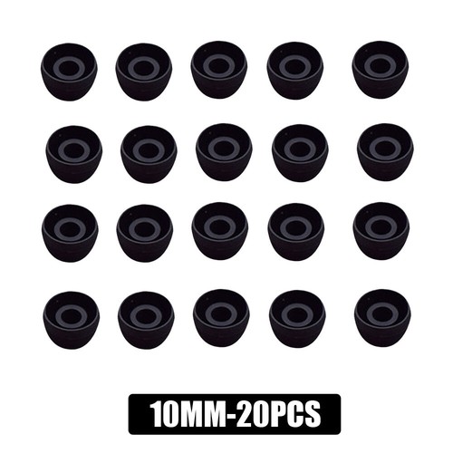 20Pcs Premium Ear Tips Silicone Replacement Earbud Earbuds Cover 10mm 12mm 14mm - Picture 11 of 16