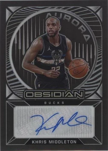 2020-21 Panini Obsidian - Khris Middleton #AU-KHM