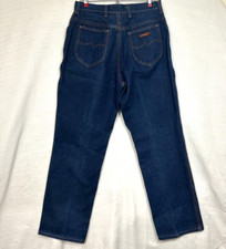 Vintage Wrangler Jeans Womens USA Blue Jeans USA Made Scovill 70s Size 14