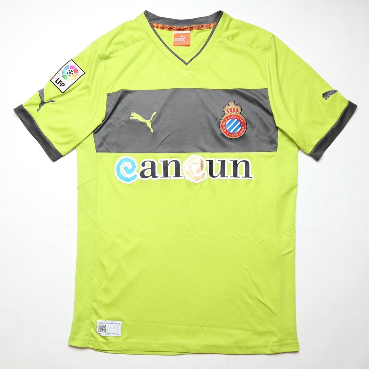 RCD ESPANYOL 2012/2013 AWAY FOOTBALL SHIRT SOCCER JERSEY KIT