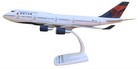 Flight Miniatures Delta Airlines Boeing 747-400 1/200 Scale Model + Stand N661US