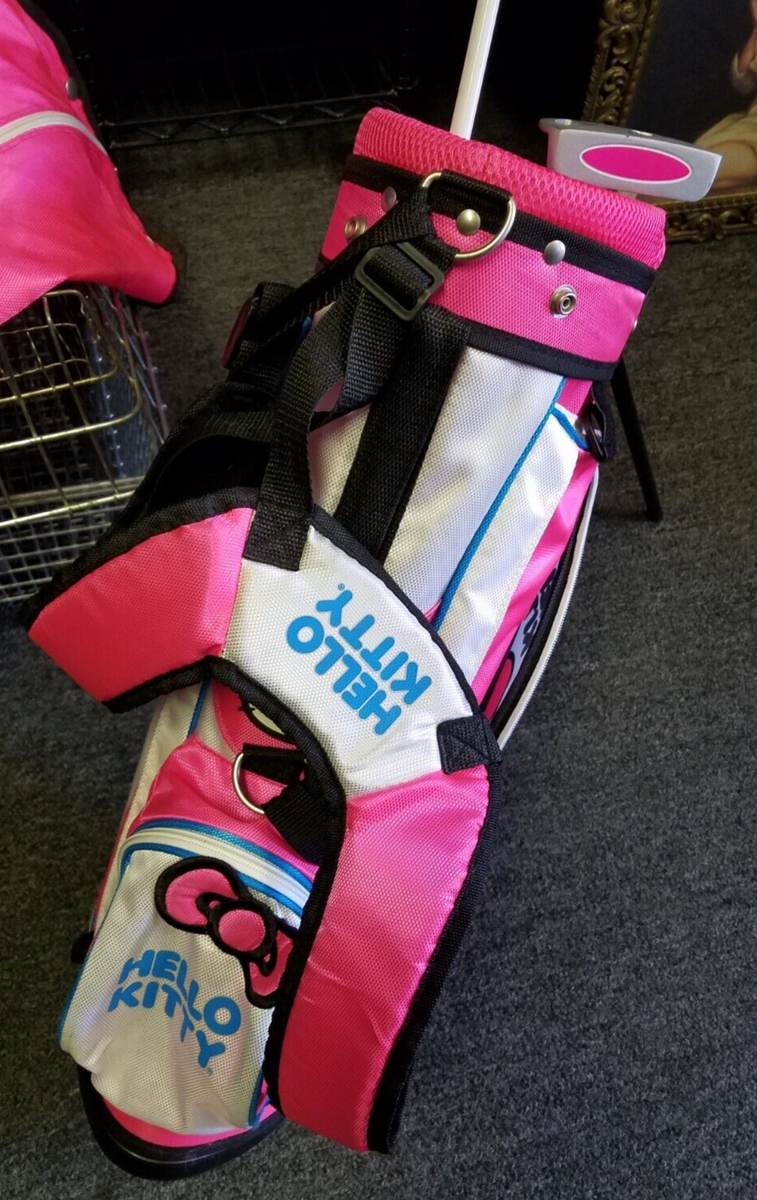 HELLO KITTY Youth Golf Club Set with Bag + Driver & Putter and