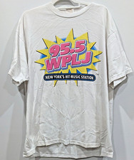 Vintage 1998 Mens XL Scott and Todd In The Morning 95.5 WPLJ Radio NYC T-Shirt