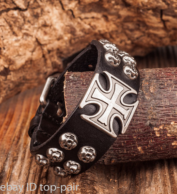 Leather Wristband27 パンク ロック ブレスレット s-l400.jpg