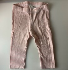 H&M Hose Leggings Gr. 68 Baby Mädchen rosa weiß gestreift