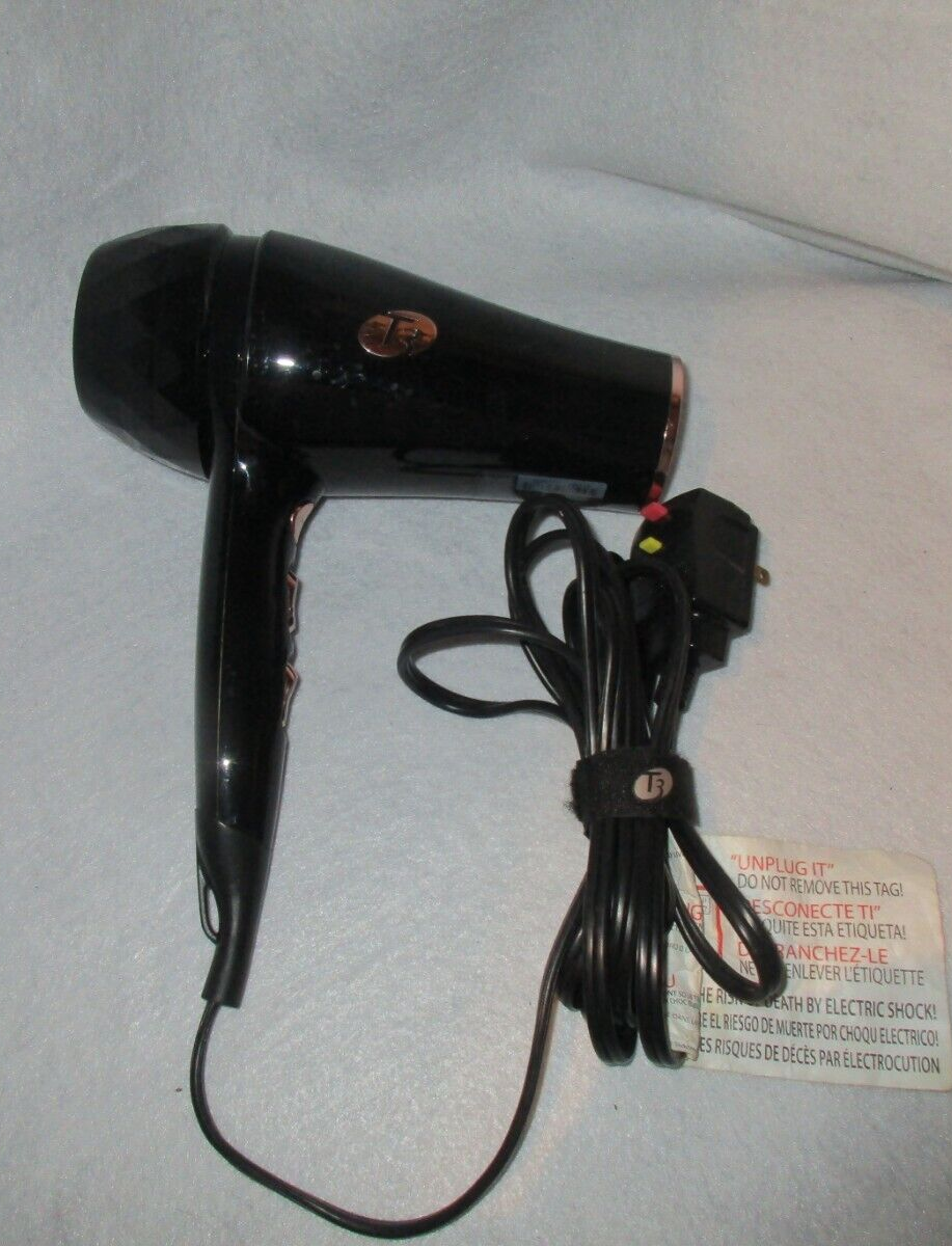 T3 Featherweight Hair Dryer Black Rose Gold Model 73870