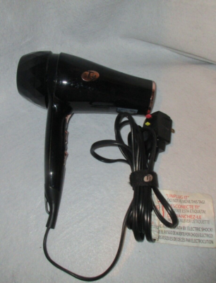 T3 Black Hair Dryer with Rose Gold Accents New T3 Featherweight Professional Hair Dryer Model 73857  main image 3