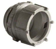 Hubbell Raco (1816) 4" No-Thread Conduit Connector, Malleable Iron