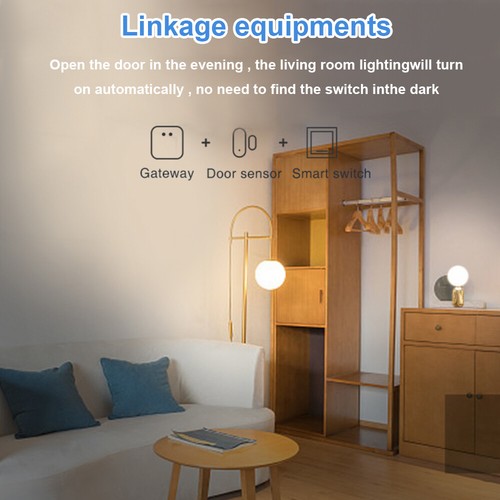 1pc Tuya Zigbee/WiFi Smart Door Window Sensor Smart Home Wireless Detector Alarm - Picture 6 of 8