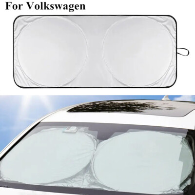 Car Windshield Sun Shade Cover Shield For Volkswagen Foldable UV Block Visor