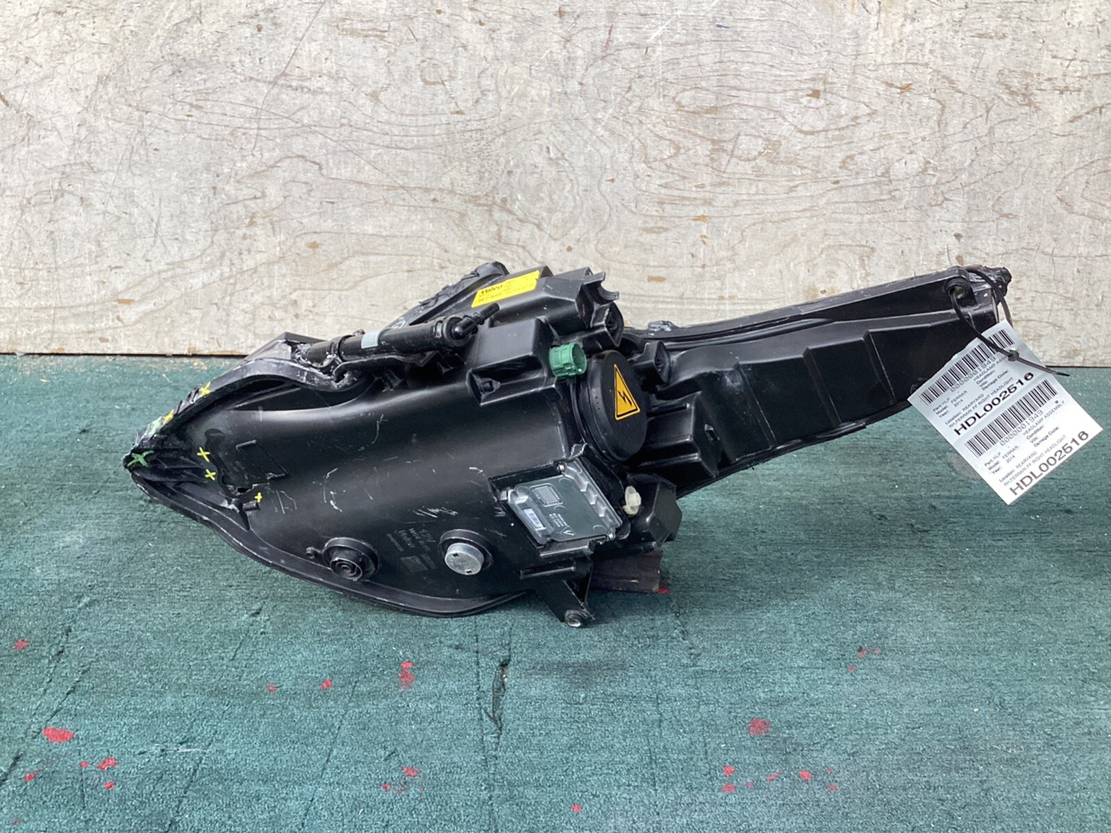 2012 2013 2014 2015 FERRARI 458 RIGHT XENON HEADLIGHT OEM USED