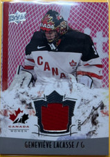 GENEVIEVE LACASSE   #145......2015 TEAM CANADA WOMEN'S...AUTHENTIC RELIC JERSEY