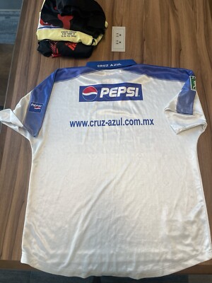 Cruz Azul Authentic FILA Pepsi Jersey Size XL 2000-2001 De Epoca 