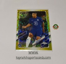 2020/21 Topps Chrome UEFA CL Soccer Yellow Speckle Tino Anjorin RC 222/299