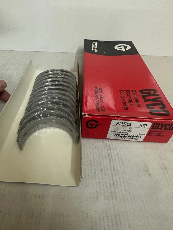GLYCO Main & Conrod Bearing Set H1007/6 71-4021/10 FOR VW V10 touraeg TDI AYH 7L - Image 3 of 4
