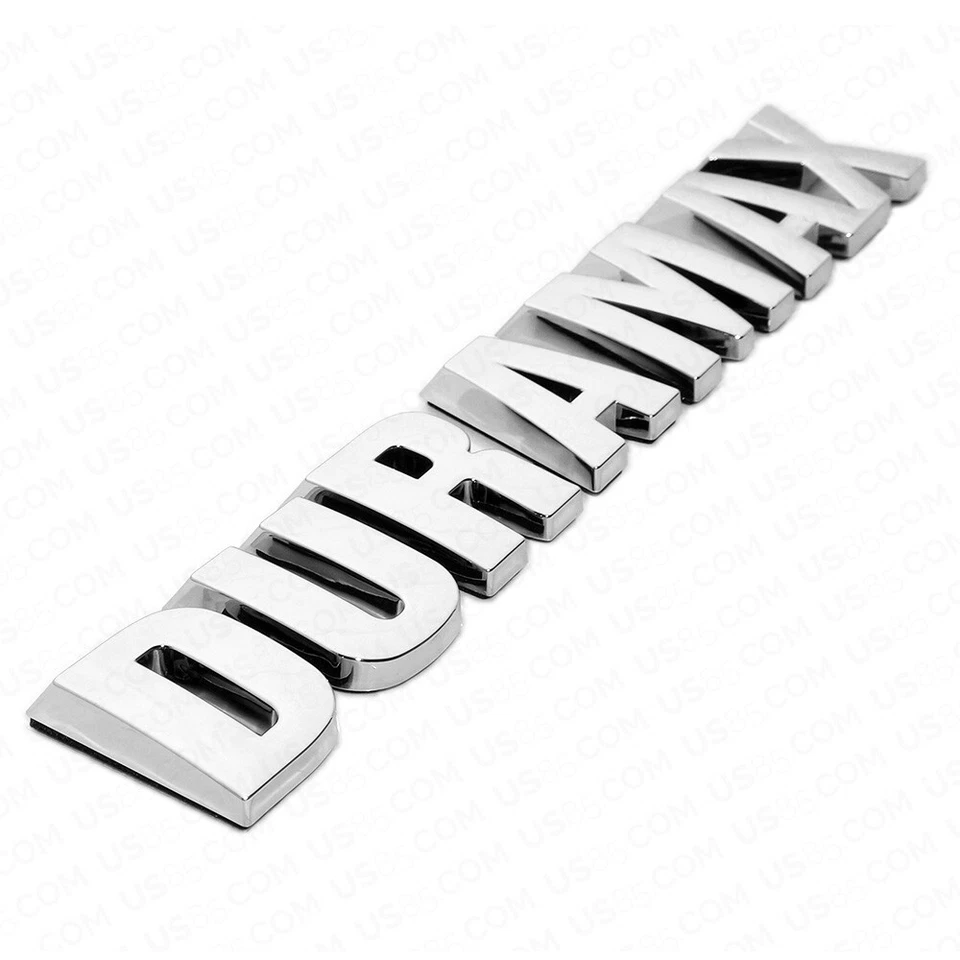 OEM Chrome Chevy Silverado 1500 Duramax Hood Letter Logo Emblem Badge Trucks - Imagem 3 de 4