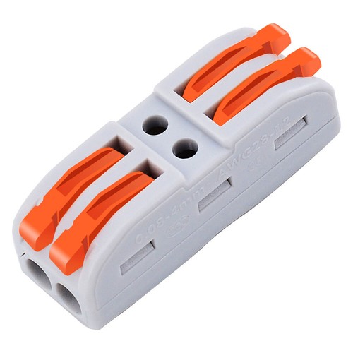 Fast Wire Cable Connectors Universal Compact Conductor Push-in Terminal Block US - Picture 10 of 23