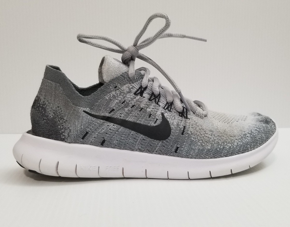 Nike Free RN Flyknit 2017 Running Shoes 880844-002 Wolf Gray