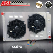 4 Row Radiator+Shroud Fan For 1970-1981 Pontiac Firebird Trans Am Formula L6 V8