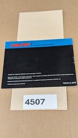 Super Spy Hunter  -Nintendo NES- Manual Only **NO GAME!